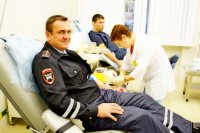 Ступинские полицейские приняли участие в акции «Донор в погонах» 