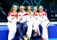 Российские саблистки выиграли золото Чемпионата Европы