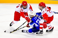 США W — Россия W - 5:0 (1:0, 3:0, 1:0).