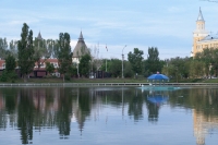 На Астраханское Лебединое озеро подкинули 7 лебедей