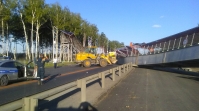 Во Владимирской области рухнул надземный переход