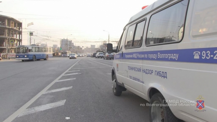 ГУ МВД: в Волгограде пассажиров возят маршрутки с неисправными тормозами