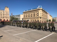 В Волгограде проходит первая репетиция парада к 9 маю