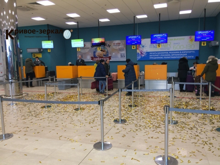 Миллионная пассажирка волгоградского аэропорта летела в Москву на главную ёлку (ФОТО)