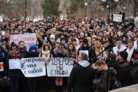 В Волгограде прошла акция «Кемерово, мы с тобой» 