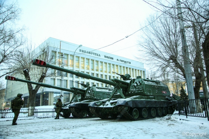 В Волгограде полным ходом идет репетиция парада ко 2 февраля