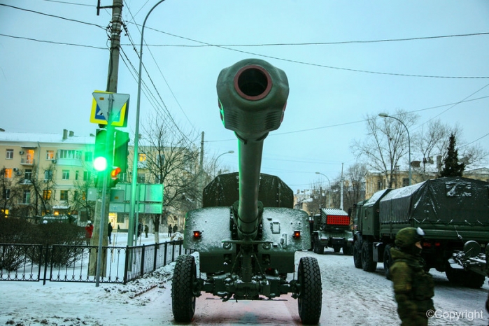 В Волгограде полным ходом идет репетиция парада ко 2 февраля