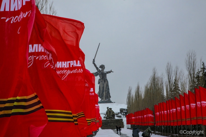 В Волгограде провели репетицию воздушной части парада ко 2 февраля