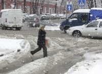 Волгоград на сутки окажется во власти мокрого снега и гололедицы