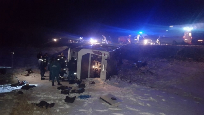 В ДТП с автобусом под Ростовом погиб подполковник МЧС из Волгограда