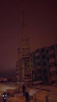 В Волгограде на стройке «Родниковой долины» рухнула стрела башенного крана