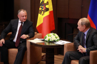Игорь Додон и Владимир Путин