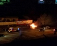 В Волгограде иномарка полностью выгорела после замыкания проводки
