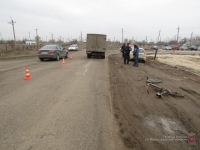Под Волгоградом 14-летнего велосипедиста переехала машина 