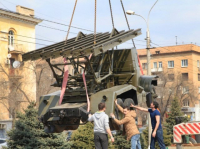 Музей «Сталинградская битва» вернул военную технику на историческое место