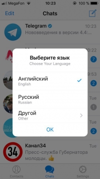Павел Дуров «Telegram» на русском