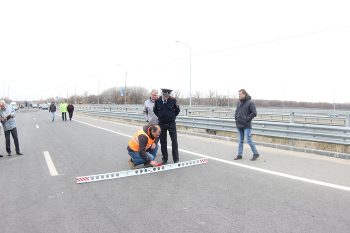 Проверка ровности асфальта