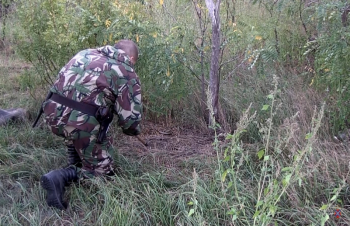 Волгоградец сдал в полицию свой схрон с оружием