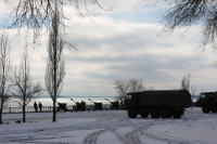 В сквере у «Гасителя» в Волгограде появились гаубица, зенитная пушка и система «ГРАД»