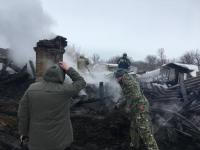 В огне погибла школьница и ее отчим