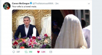 Конор Макгрегор оскорбил жену Хабиба нурмагомедова, назвав её полотенцем