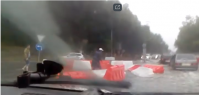 «За буйки не заплывать»: с рокадной дороги уплывает разметка круговой развязки