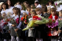 1 сентября, линейка / GlobalLookPress