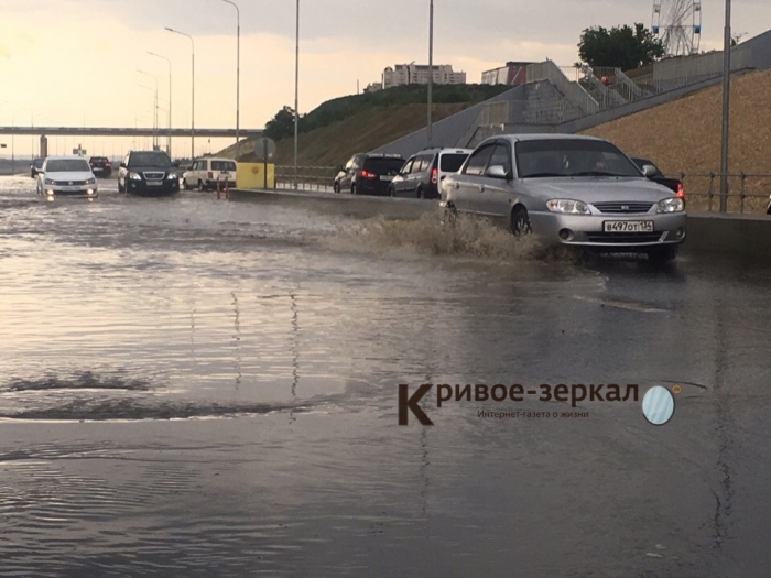Так и подмывает: Волгоград-Арена не прошла испытание «сильнейшим за 100 лет дождем-2019»