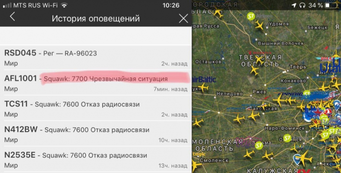 Росавиация сообщила, что рычаг переключения передач, будучи перемещенным вверх, чтобы убрать шасси, застрял в промежуточном положении и не мог двигаться дальше вверх, поэтому шасси не могло быть втянуто. 