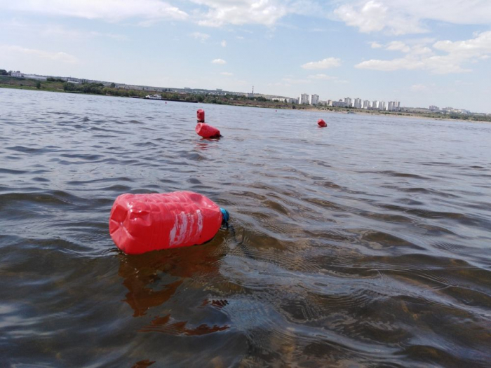 «Антибобры»: пляж на острове Сарпинский предстал перед журналистами во всей красе