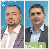 фото: ЦУР Волгоградской области &mdash; ВКонтакте/ справа - Максим Баннов/ слева - Олег Егорушин