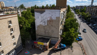 фото: Мурал на пересечении ул. Коммунистической и ул. 7-ой Гвардейской Дивизии/air34region 