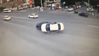 скриншот с видео ДТП. ГУ МВД по Волгоградской области