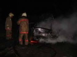 За ночь в Волгограде сгорели три иномарки