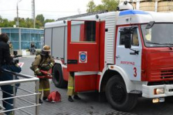 В здании «Волгоград-СИТИ» тушили условный пожар В здании «Волгоград-СИТИ» тушили условный пожар