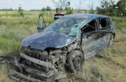 Под Волгоградом Пежо таранил Ситроен Под Волгоградом Пежо таранил Ситроен