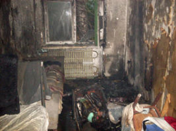 Волгоградец устроил пожар, чтобы скрыть убийство