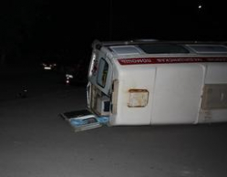 В Волжском ночью иномарка таранила «Скорую помощь» В Волжском ночью иномарка таранила «Скорую помощь»