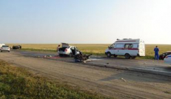 Под Волгоградом столкнулись 3 машины: пострадали 7 человек, в том числе ребенок 