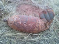 Под Волгоградом подорвали 100-килограммовый фугас Под Волгоградом подорвали 100-килограммовый фугас
