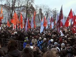 Понедельник был отмечен многочисленными акциями протеста