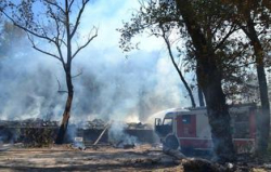 Защитники дебаркадера уверены, что его подожгли