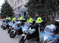 Волгоградские полицейские «седлают» мотоциклы 