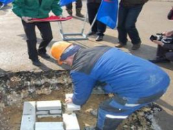 Первый кирпич в первый бассейн первого вуза Волгограда