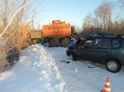 Под Волгоградом пенсионер протаранил бензовоз