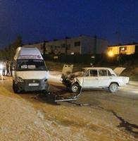 В Волгограде одна «шаха» таранила Луидор-маршрутку,  другая – ГАЗель на трассе