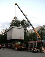 Краснооктябрьский район Волгограда освобождают от незаконных ларьков