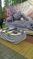 В центре Волгограда появились живые скульптуры