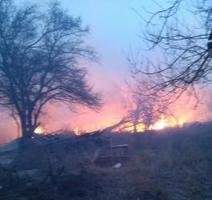 В Волгограде Спартановка попала в «огненное кольцо»